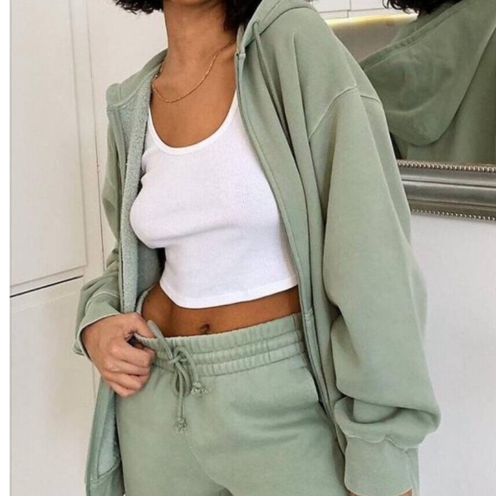 Aritzia Sage Green Hoodie